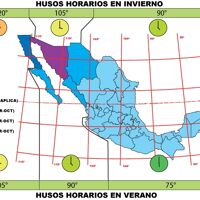 Mapa De La Republica Mexicana Con Husos Horarios Para Imprimir's picture
